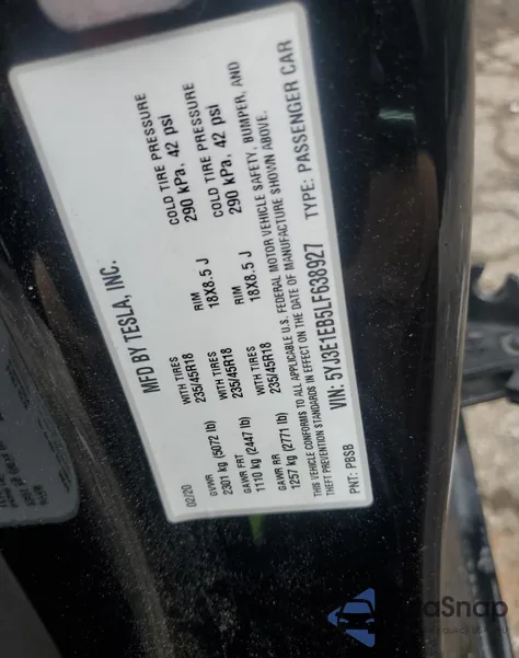 5YJ3E1EB5LF638927